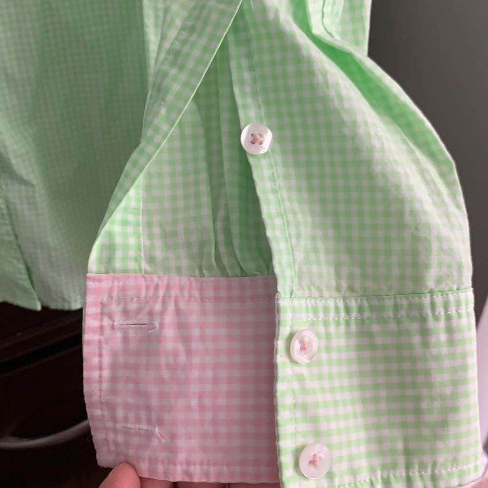 Lilly Pulitzer Gingham Button Down Top - image 4